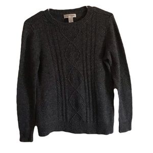 Christopher & Banks - S - Sweater - Gray